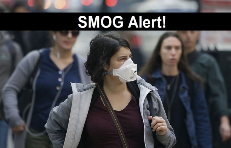 Respirators are necessary in order to prevent harm from smog.