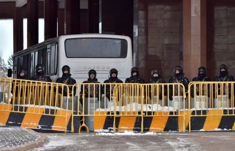 Kazakh president gives shoot-to-kill order to put down uprising