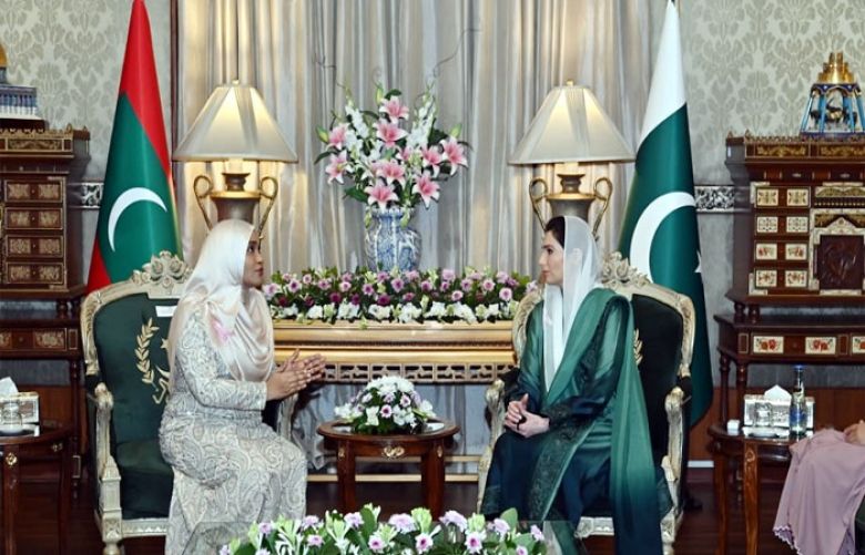 Asifa Bhutto lauds Maldivian First Lady's initiatives to empower women, youth