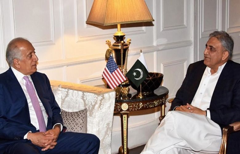 US envoy Zalmay Khalilzad meets COAS Bajwa; Afghan peace process discussed