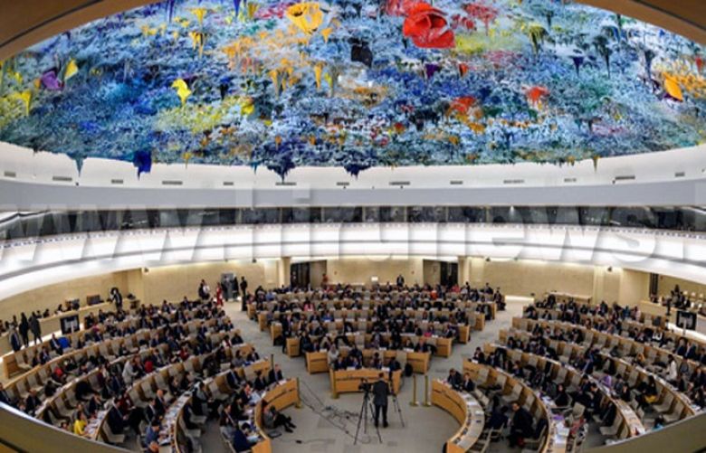 Pakistan on behalf of over 50 countries delivers joint statement at UNHRC