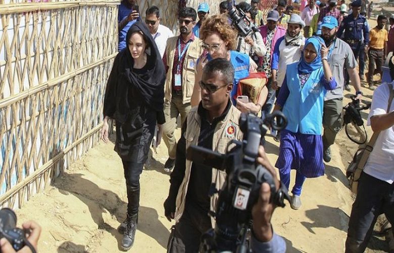 Angelina Jolie is spending three days in Bangladesh
