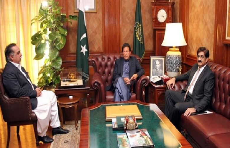 Governor Sindh Imran Ismail and CM Syed Murad Ali Shah called on Prime Minister Imran Khan