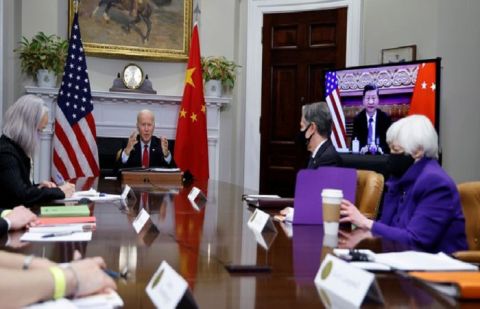 Biden, Xi stress their responsibility to world to avoid conflict