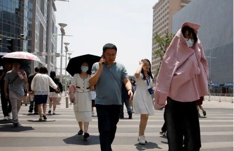 Beijing records hottest June day as heatwave hits China
