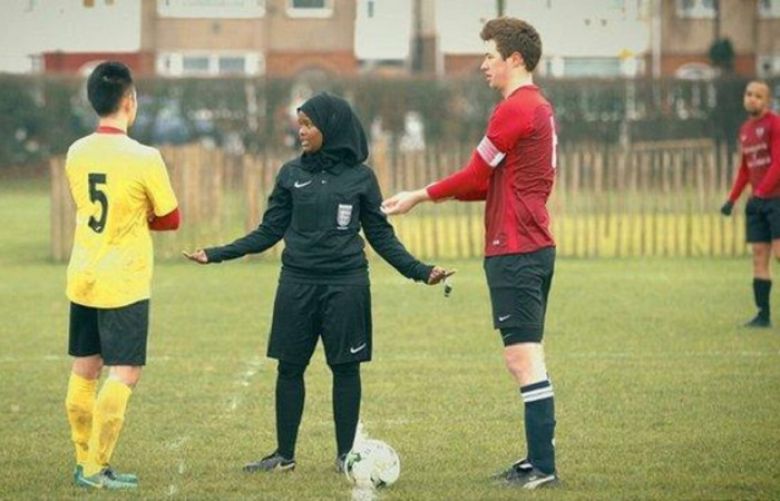 Somalian becomes first Muslim woman to referee a football match