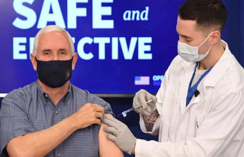 US VP Pence gets Covid vaccine, Biden to receive jab Monday