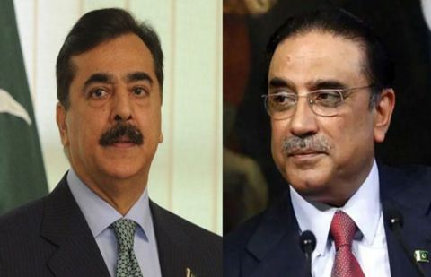 Yousuf Raza Gillani & Asif Zardari