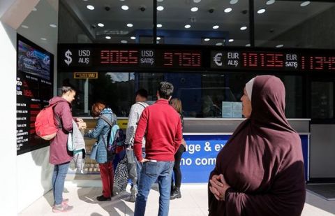 Turkish lira edges near record lows as policy concerns linger