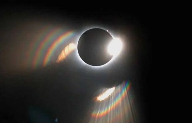 NASA shares video how solar eclipse looks from space