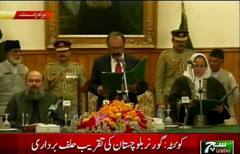  Amanullah Yaseenzai takes oath as Governor Balochistan 