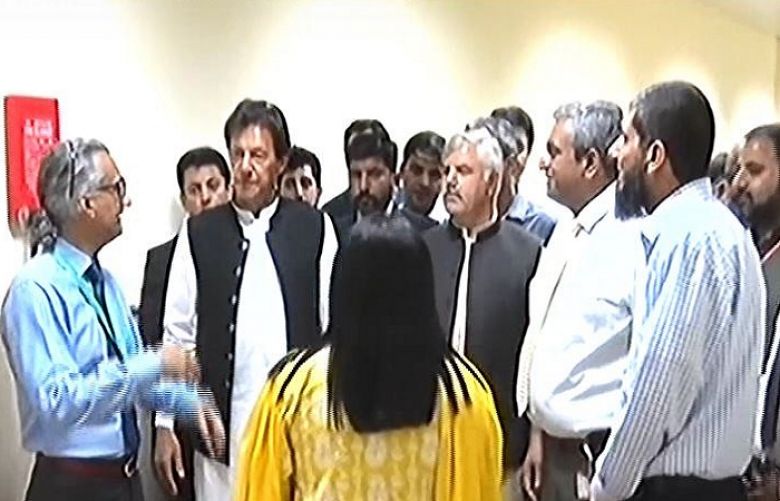 Imran Khan inaugurated Radiation and Oncology services at Shaukat Khanum Memorial Cancer Hospital