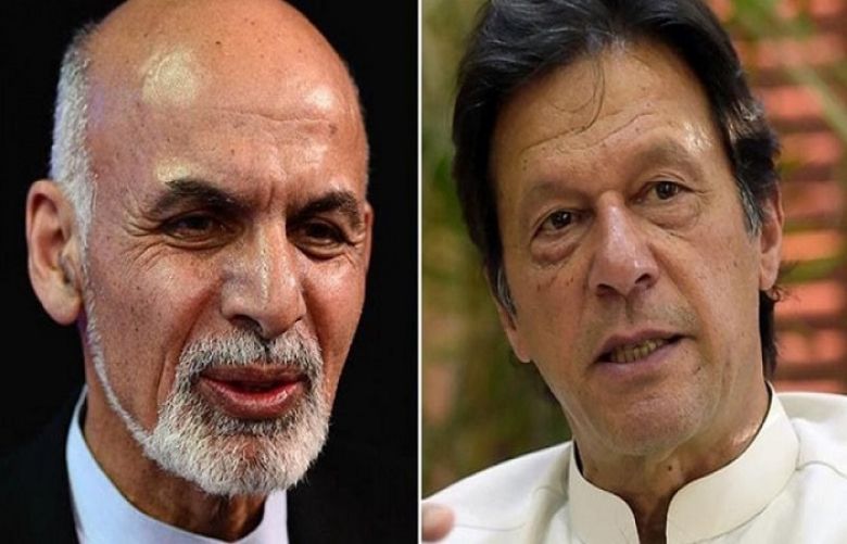 PM Imran, President Ghani discuss recent efforts for peace in Afghanistan