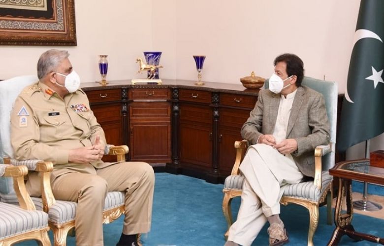 Chief of Army Staff General Qamar Javed Bajwa called on Prime Minister Imran Khan