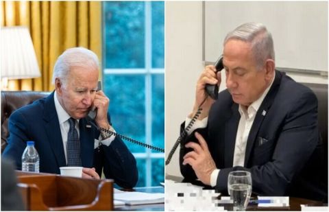 US President Joe Biden and Israeli prime minister Benjamin Netanyahu