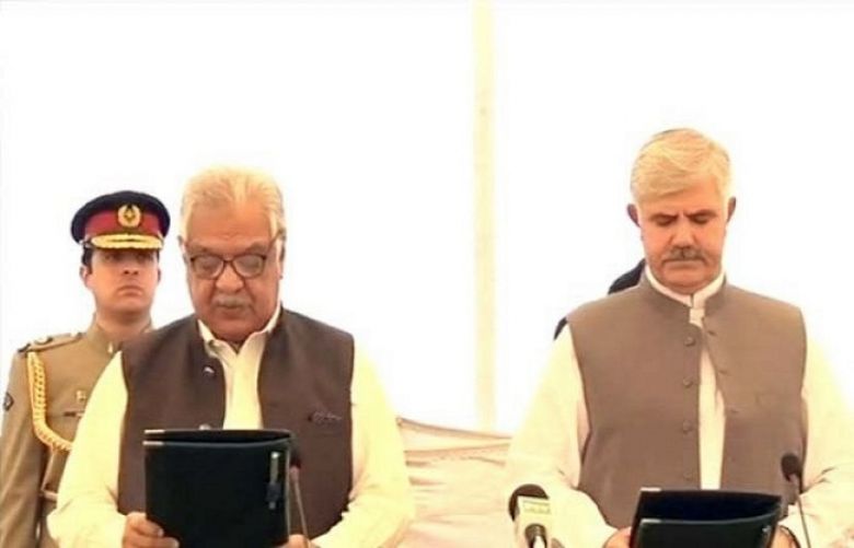 Mehmood Khan sworn in as KP chief minister