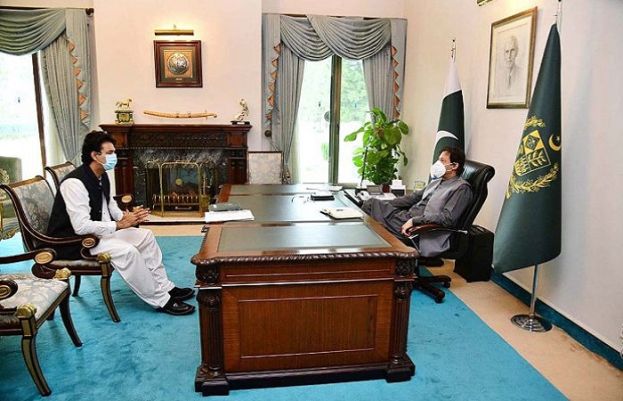 Special Assistant to Prime Minister on Youth Affairs Usman Dar calls on Prime Minister Imran Khan