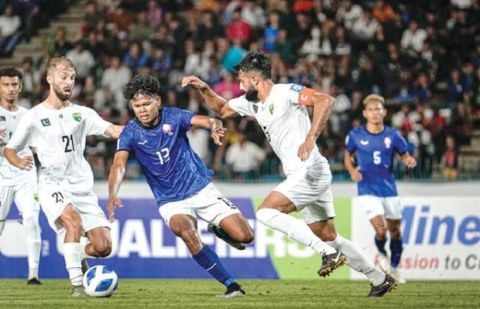 Pakistan beat Cambodia to register first win in FIFA World Cup Qualifiers