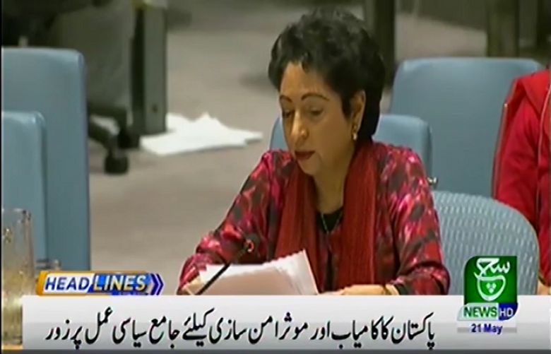 UN General Assembly, Pakistan&#039;s permanent representative to United Nations Ambassador Maleeha Lodhi