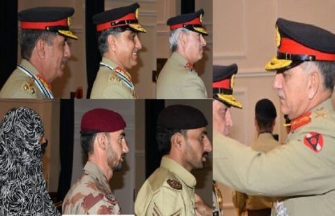 Military awards conferred to army personnel for acts of gallantry