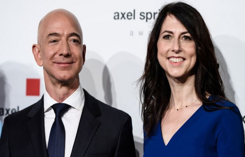 MacKenzie Bezos and Amazon.com Inc founder and Chief Executive Officer Jeff Bezos 