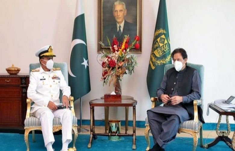 Chief of Naval Staff pays courtesy call on PM