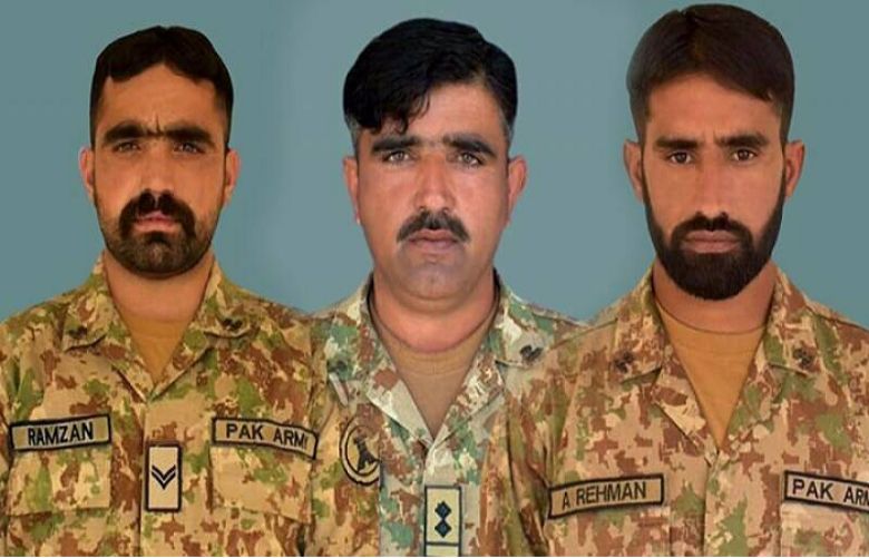 Two terrorists killed, three soldiers martyred in Kurram gun battle