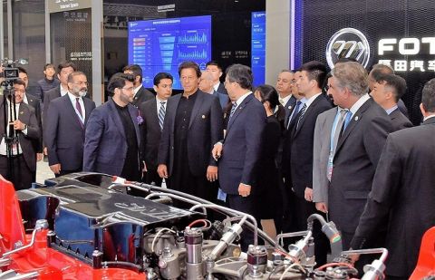Prime Minister Imran Khan visited FOTON automotive in Beijing