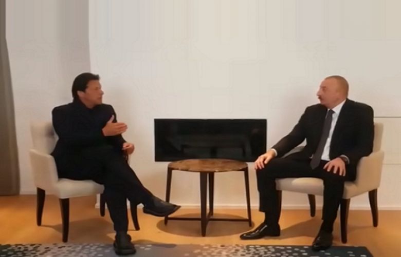 President of Azerbaijan Ilham Aliyev called on Prime Minister (PM) Imran Khan
