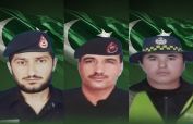Three traffic police personnel martyred in Tank gun attack