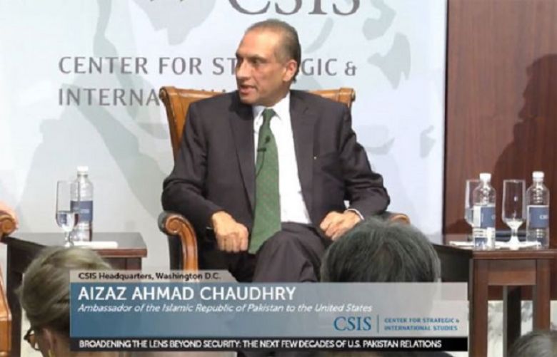 Pakistan’s Ambassador to the United States (US), Aizaz Ahmad Chaudhry 