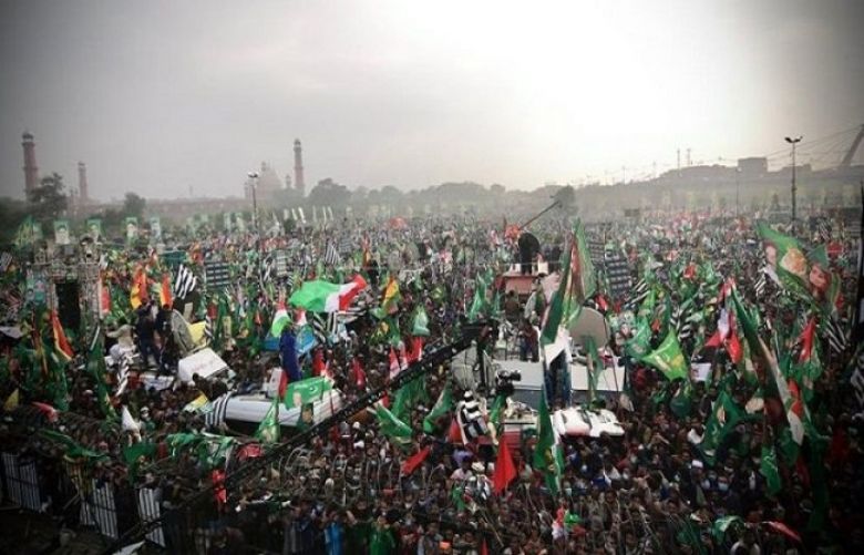 PDM to hold final rally in Lahore today, preparations in full swing