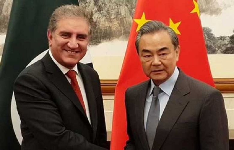 Chinese foreign minister appreciated Pakistan’s efforts for peace in the region.