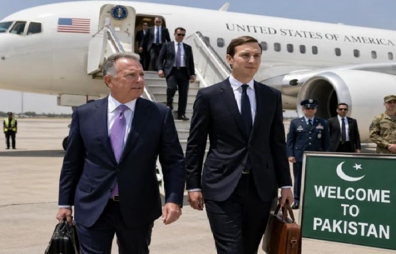 US President Donald Trump's special envoy Steve Witkoff and son-in-law Jared Kushner