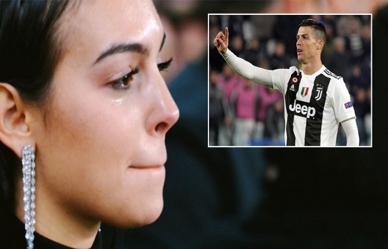 Georgina Rodriguez weeps as Ronaldo hits Champions League hat-trick