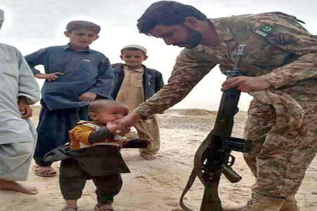 Baloch kid expresses love for Pakistan Army