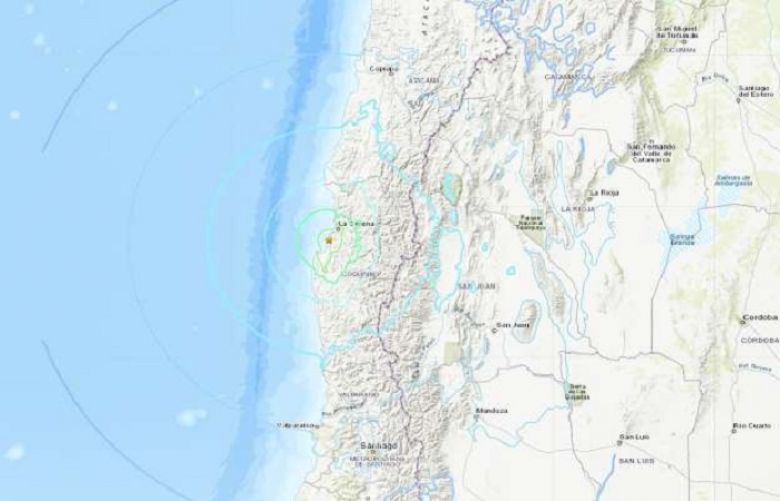 A magnitude 6.7 earthquake hit the coast of  Chile 