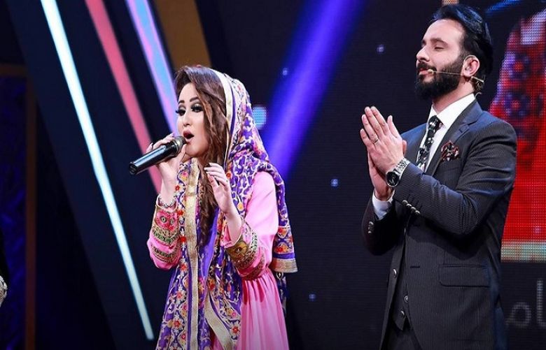 Zahra Elham has become the first woman to win a popular singing competition