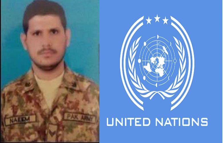 UN confers awards to 119 peacekeepers including Pakistani Naik Muhammad Naeem Raza