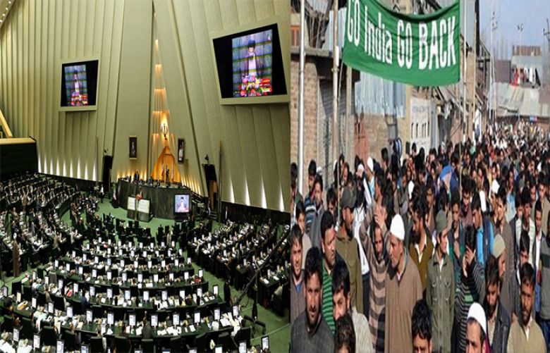 Iranian parliament presents resolution on Human Rights situation in Kashmir