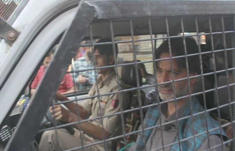 Indian police arrested Jammu and Kashmir Liberation Front  chairman Yasin Malik and several hurriyat leaders