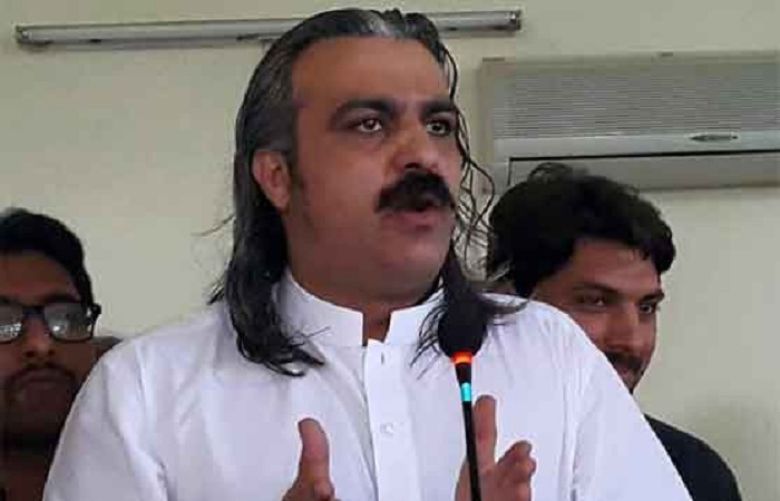 ECP  fined Federal Minister Gandapur for violating election code of conduct