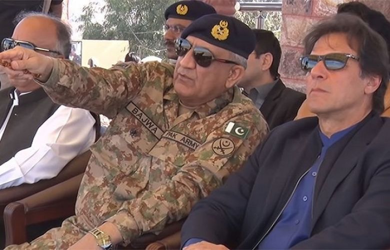 PM Imran and Chief of Army Staff (COAS) General Qamar Javed Bajwa