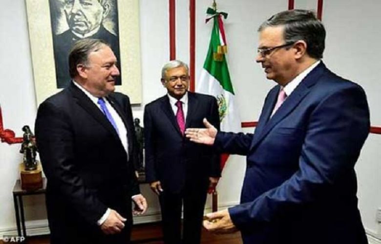 Mexico’s new Foreign Minister Marcelo Ebrard met with US Secretary of State Mike Pompeo