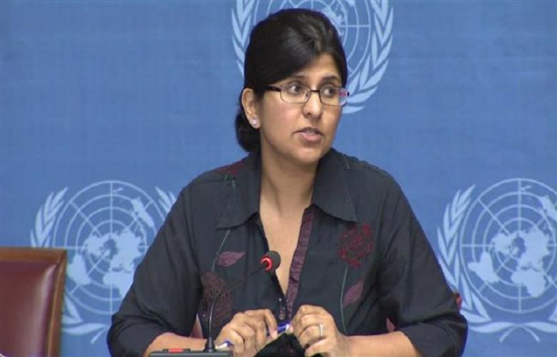 Ravina Shamdasani, the spokeswoman for the Office of the UN High Commissioner for Human Rights (OHCHR)
