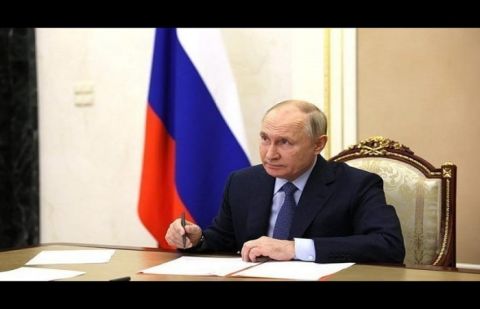 The President of the Russian Federation Vladimir Putin 