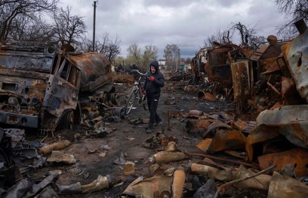Ukraine says five 'powerful' missile strikes hit Lviv
