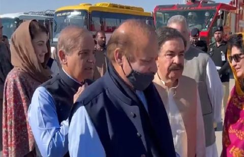 Nawaz reaches Quetta as PML-N looks to forge alliances ahead of general elections