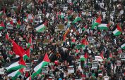 Thousands gather in US capital demanding Gaza ceasefire