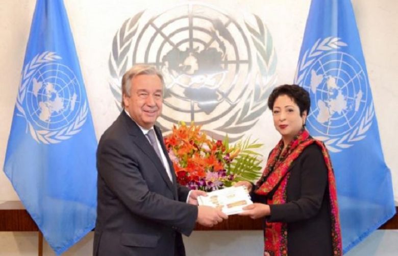 Maleeha urges Antonio Guterres to take steps to deal with worsening situation in IoK